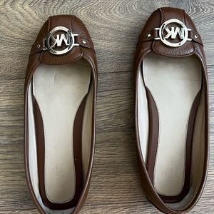 Brown Michael Kors flats
